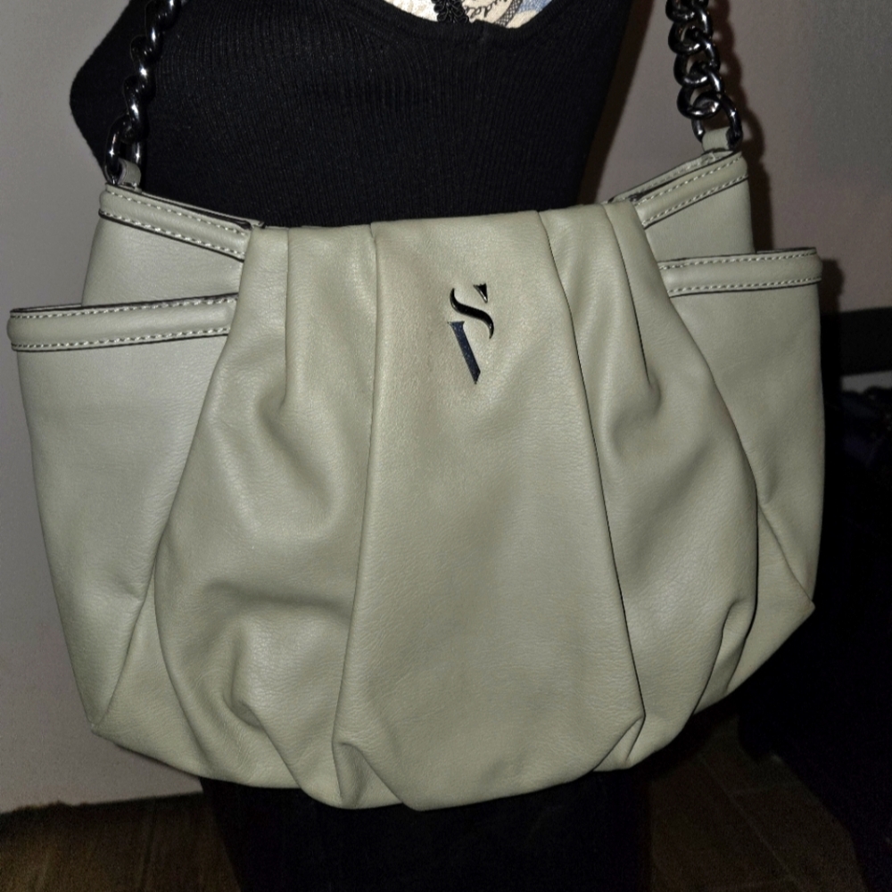 Elegant Sage Green Handbag